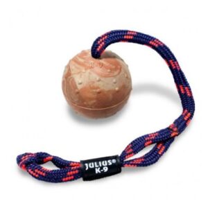 Pelota Julius K-9 con nudo 50mm para perro - juguete, resistente, entrenamiento
