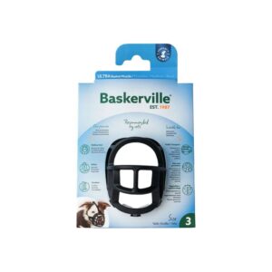 Bozal Baskerville - resistente, seguro, entrenamiento.