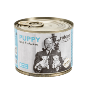 Latas de cordero y pollo para perros cachorros - sin cereales e hipoalergénica