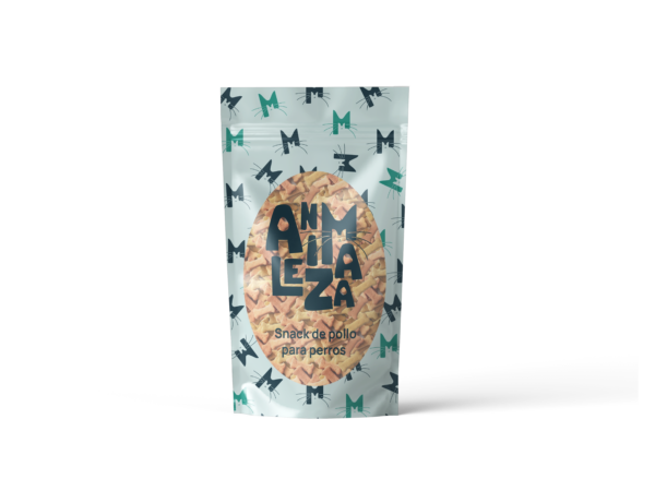 Snack dental de pollo para perros - 100% naturales, aliento fresco, tamaño pequeño