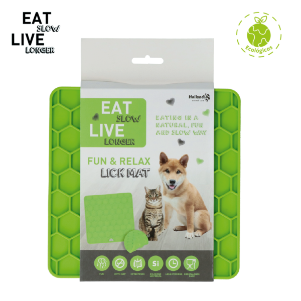 Eat Slow Live Longer Fun & Relax Lick Mat