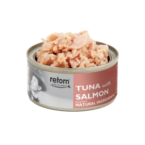 Latas de atún con salmón para gatos - 80g