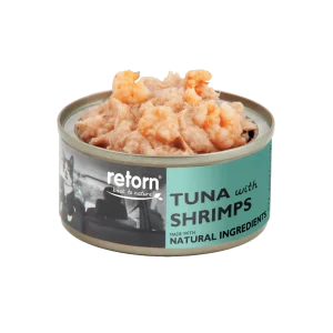 Latas de atún con gambas para gatos - 80g