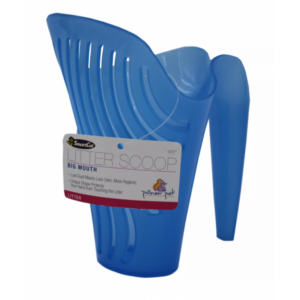 Pala recogedora para la arena de los gatos: boca ancha, higiénica, práctica.